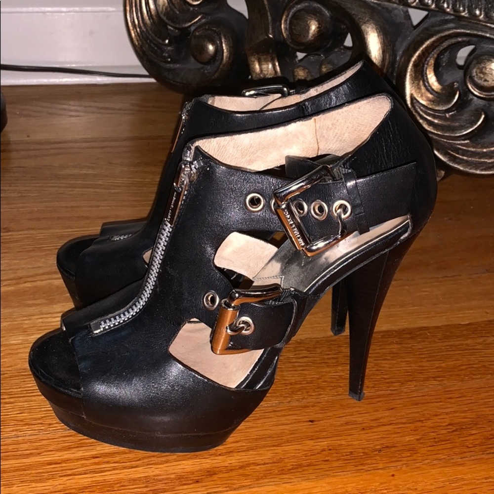 Michael Kors buckle heels